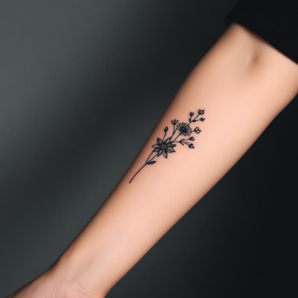 Fine line tattoo example